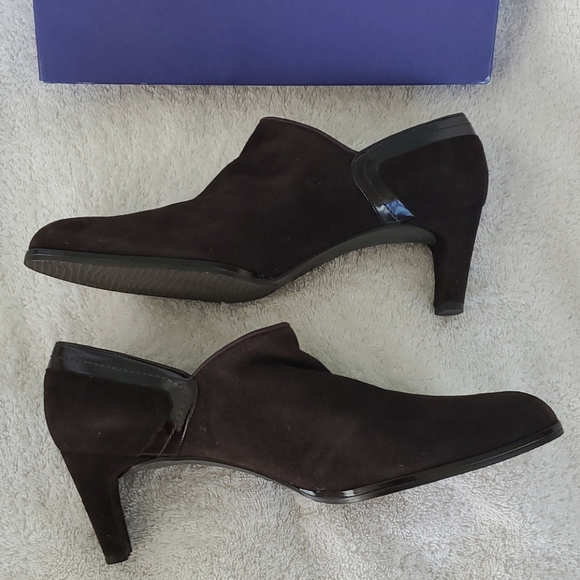 STUART WEITZMAN Booties in brown suede Sytle Bluff  SZ 11 - Picture 3 of 9